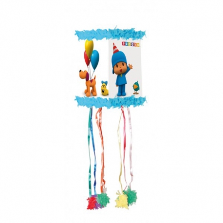 Piñata de Pocoyo llena de cuches, gominolas, caramelos, globos -  Creaciones Dulces