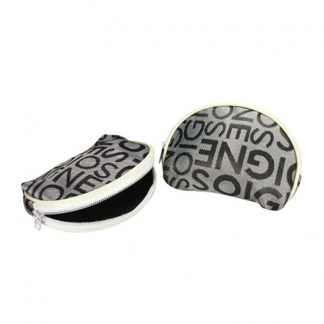 Monedero Gris Letras 