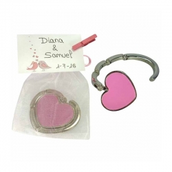 Cuelgabolso corazón bolsa celofán 
