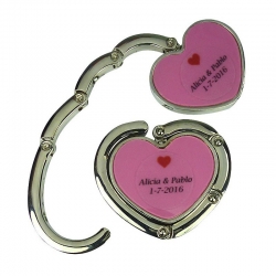 Cuelga Bolso Corazón Personalizado 